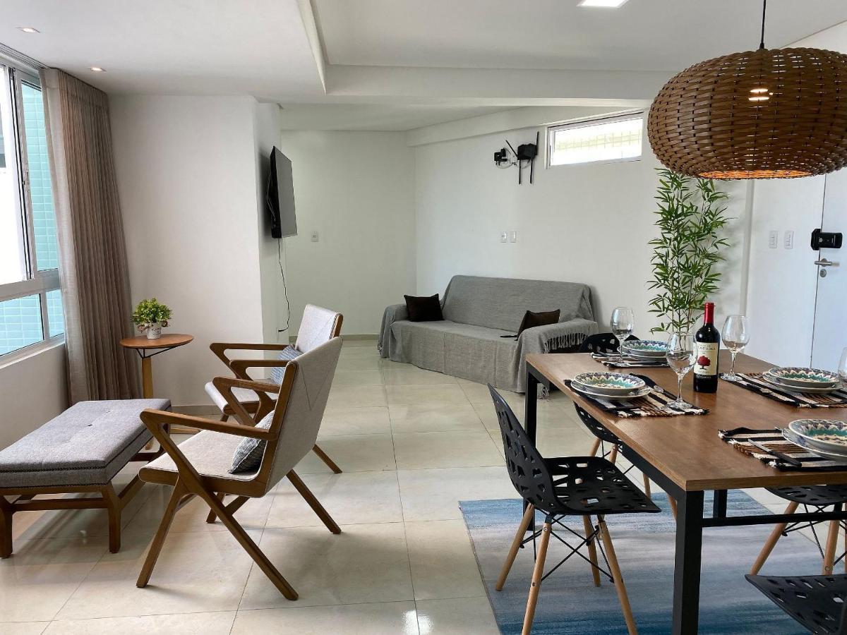 João Pessoa Bela Hospedagem - Pe Na Areia No Bessa, Wifi C/Vista Piscina E Mar מראה חיצוני תמונה