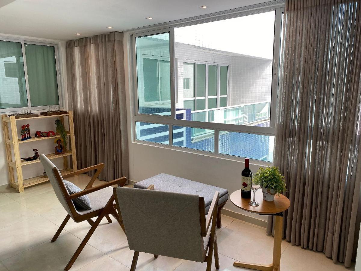 João Pessoa Bela Hospedagem - Pe Na Areia No Bessa, Wifi C/Vista Piscina E Mar מראה חיצוני תמונה