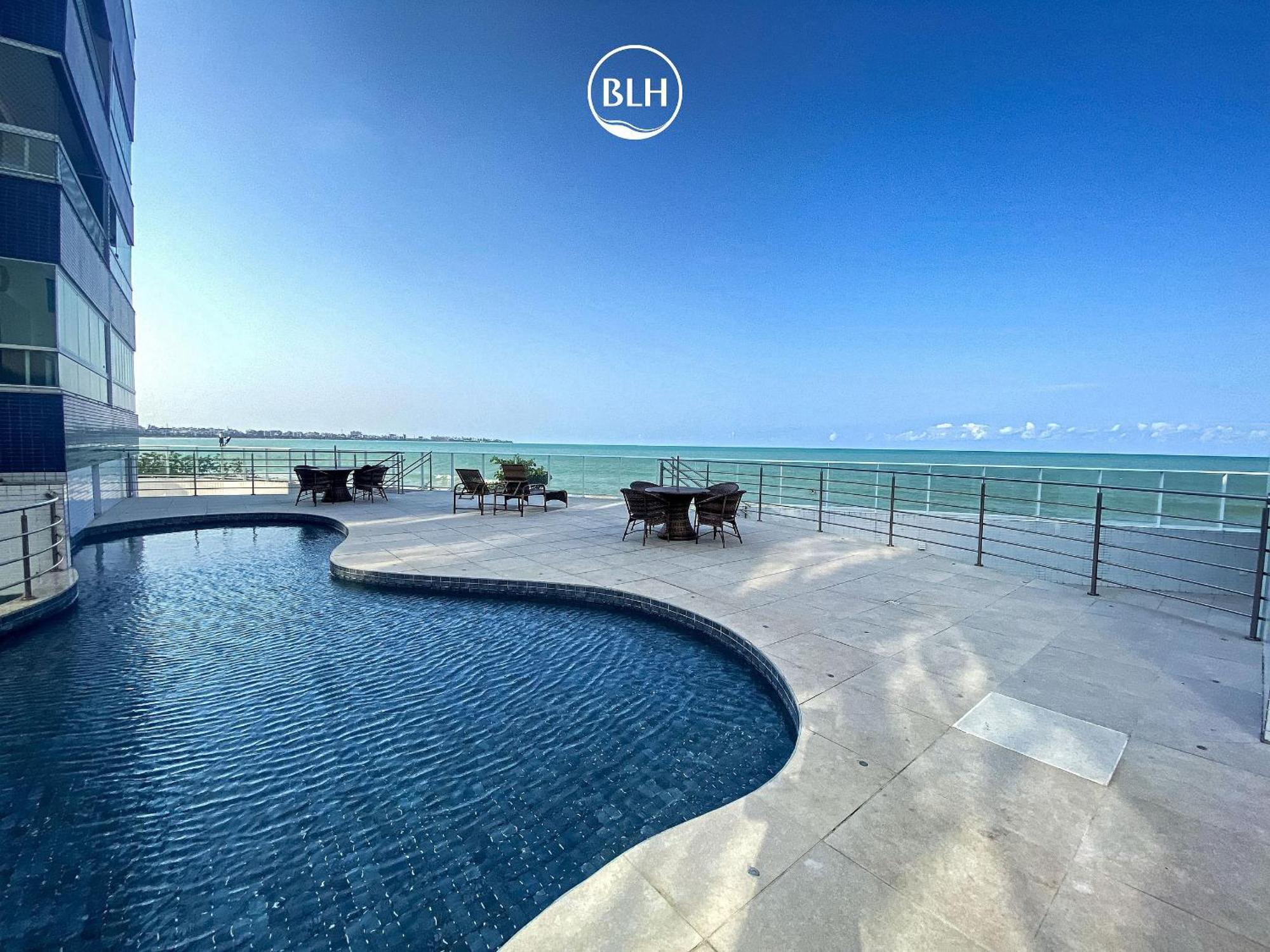 João Pessoa Bela Hospedagem - Pe Na Areia No Bessa, Wifi C/Vista Piscina E Mar מראה חיצוני תמונה